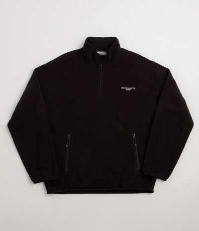 Carhartt Edmore Half Zip Sweatshirt - Black / White