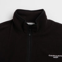 Carhartt Edmore Half Zip Sweatshirt - Black / White thumbnail
