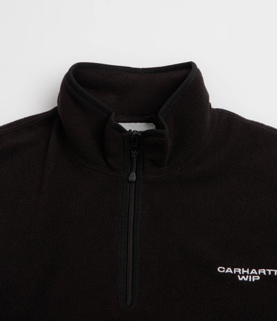 Carhartt Edmore Half Zip Sweatshirt - Black / White
