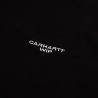 Carhartt Edmore Half Zip Sweatshirt - Black / White thumbnail