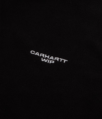 Carhartt Edmore Half Zip Sweatshirt - Black / White
