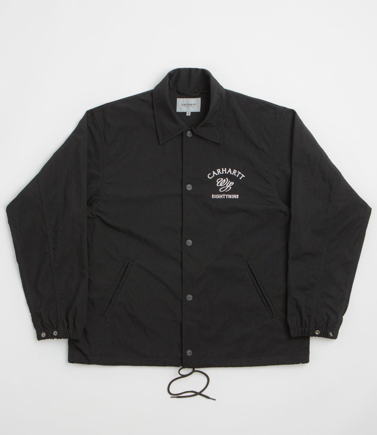 【carhartt】コーチジャケット/L Carhartt Eightynine Coach Jacket - Black / White | flatspot