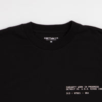 Carhartt Feather Progress T-Shirt - Black thumbnail