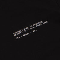Carhartt Feather Progress T-Shirt - Black thumbnail