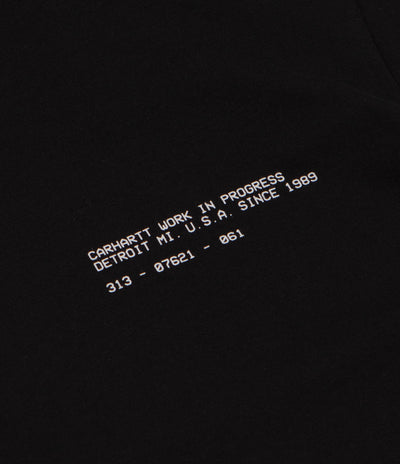 Carhartt Feather Progress T-Shirt - Black