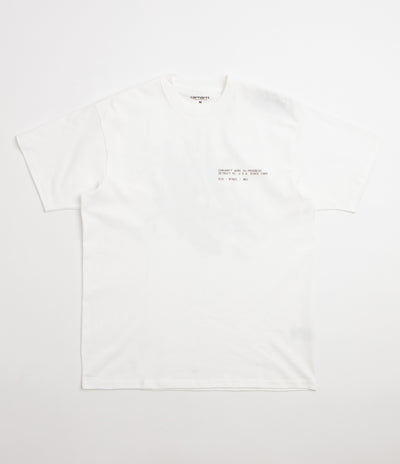 Carhartt Feather Progress T-Shirt - White