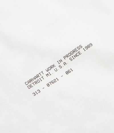 Carhartt Feather Progress T-Shirt - White