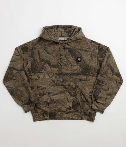 Carhartt Feather Tree Hoodie - Camo Feather Tree / Khaki / Shungite