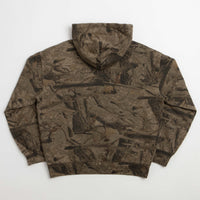 Carhartt Feather Tree Hoodie - Camo Feather Tree / Khaki / Shungite thumbnail