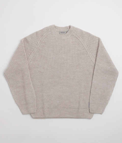 Carhartt Firth Knit Crewneck Sweatshirt - Fleur De Sel