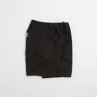 Carhartt Flint Shorts in Black thumbnail