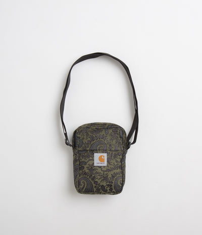 Carhartt Flint Shoulder Pouch Paisley Print Plant Flatspot