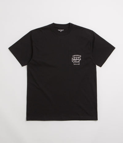 Carhartt Fragments Pocket T-Shirt in Black and White