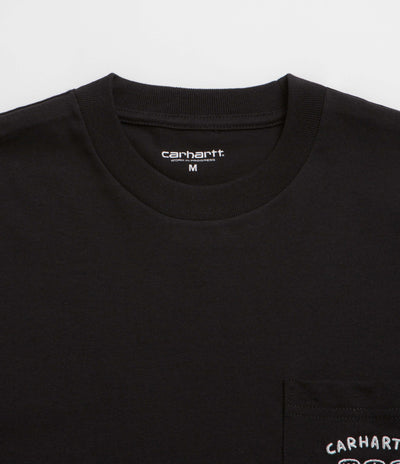 Carhartt Fragments Pocket T-Shirt in Black and White