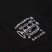Carhartt Fragments Pocket T-Shirt in Black and White thumbnail