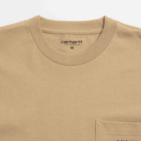 Carhartt Fragments Pocket T-Shirt in Dusty Hamilton Brown and Black thumbnail