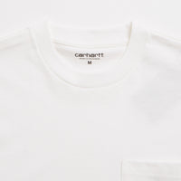 Carhartt Fragments Pocket T-Shirt in White and Black thumbnail