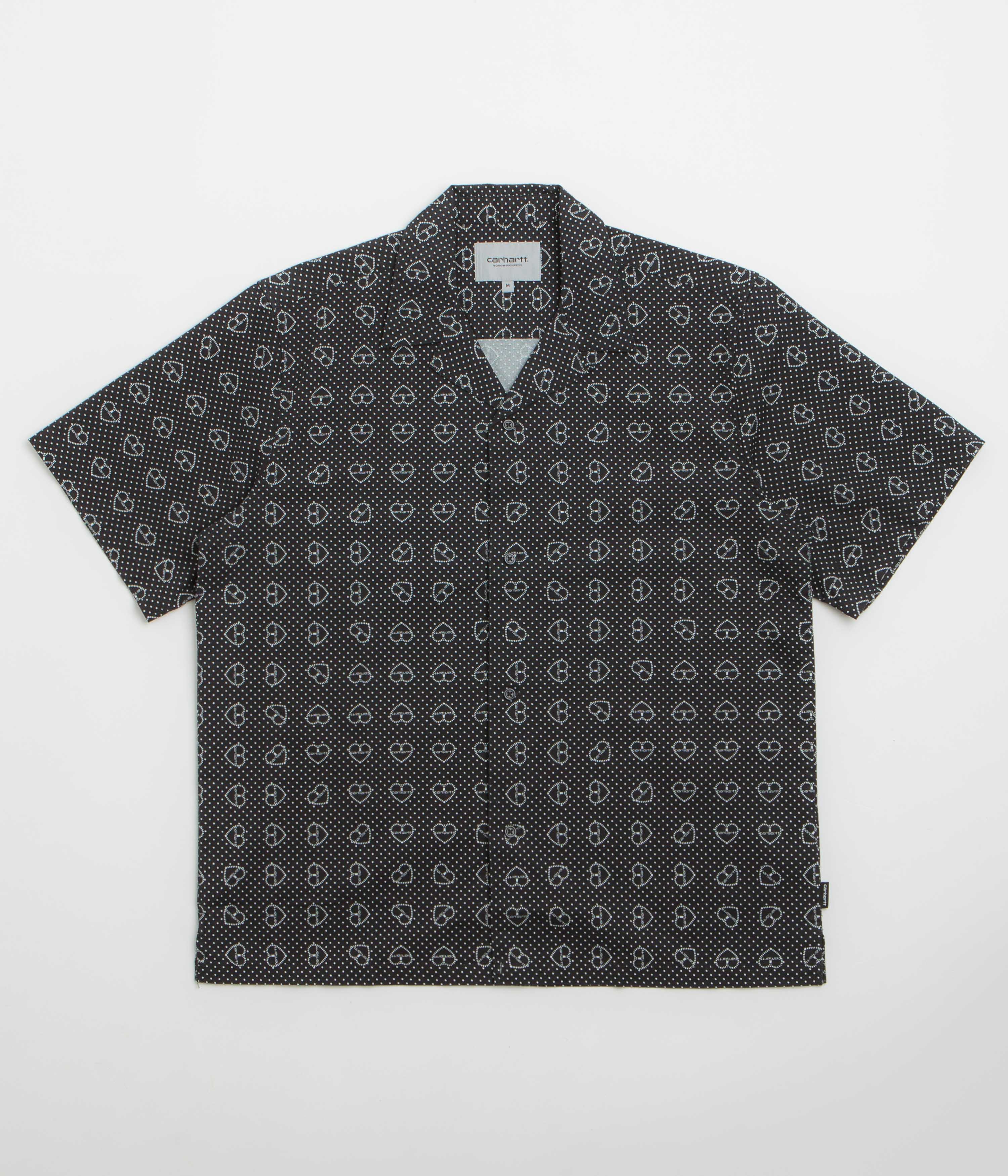 Carhartt Furoshiki Short Sleeve Shirt in Furoshiki Print and Black