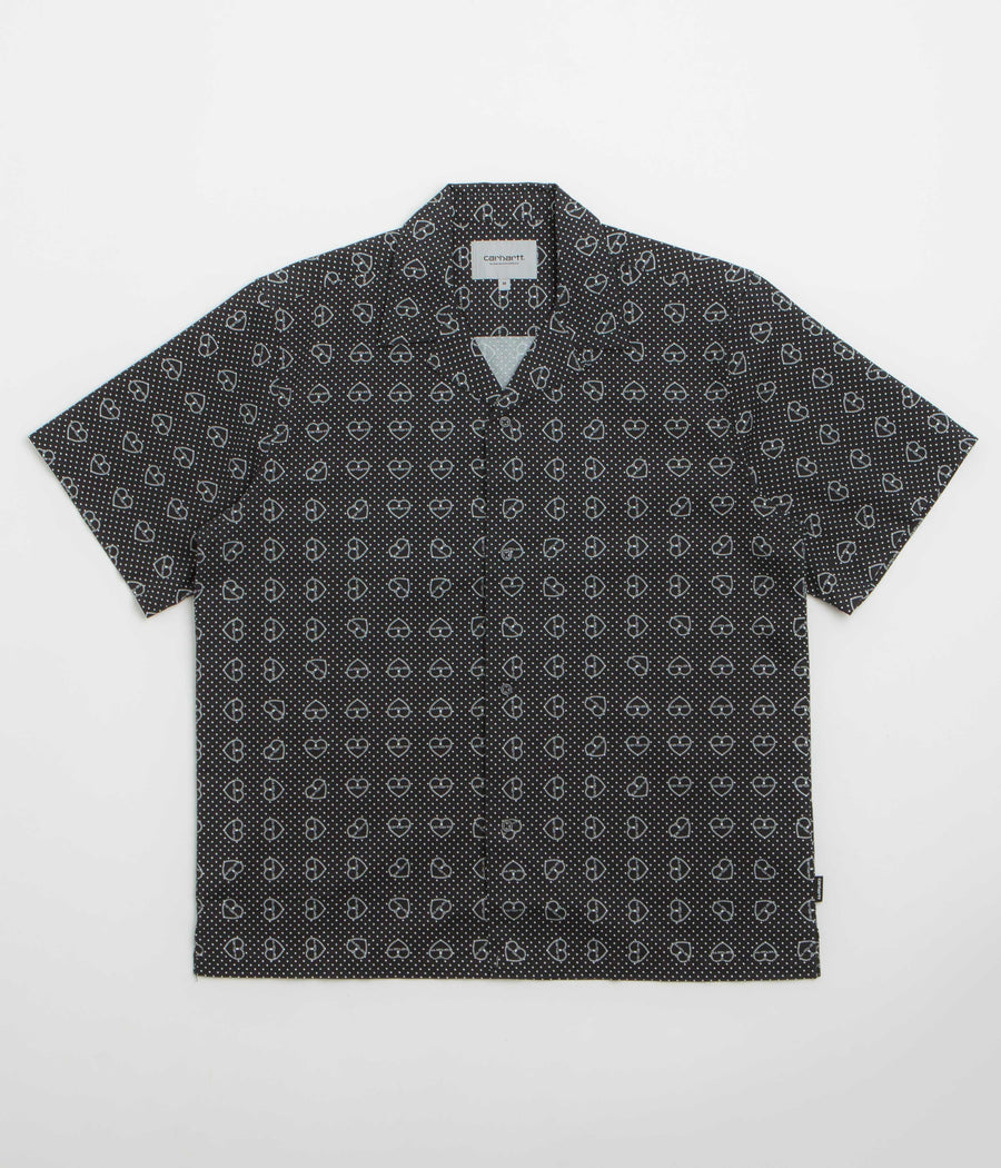 Carhartt Furoshiki Short Sleeve Shirt in Furoshiki Print and Black