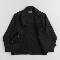 Carhartt Garrison Coat in Stone Dyed Black thumbnail