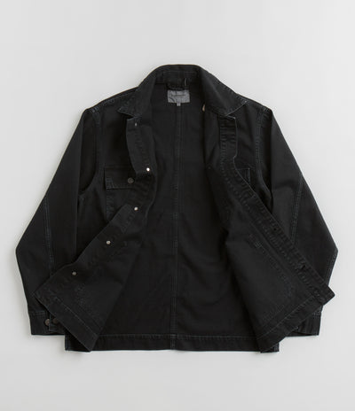 Carhartt Garrison Coat in Stone Dyed Black