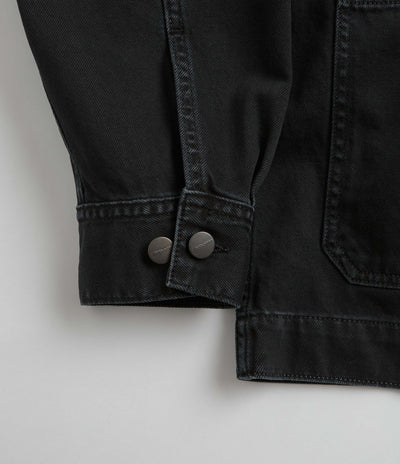 Carhartt Garrison Coat in Stone Dyed Black