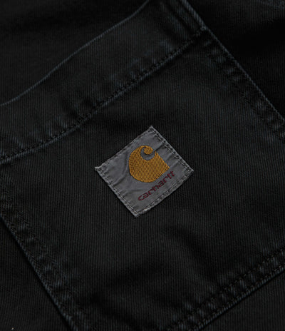 Carhartt Garrison Coat in Stone Dyed Black