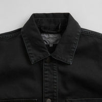 Carhartt Garrison Coat in Stone Dyed Black thumbnail