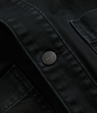 Carhartt Garrison Coat in Stone Dyed Black