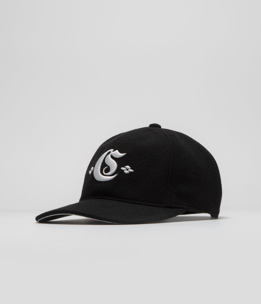 Carhartt Greatest Hits Logo Cap in Black and Wax