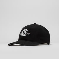Carhartt Greatest Hits Logo Cap in Black and Wax thumbnail