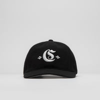 Carhartt Greatest Hits Logo Cap in Black and Wax thumbnail