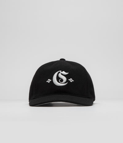 Carhartt Greatest Hits Logo Cap in Black and Wax
