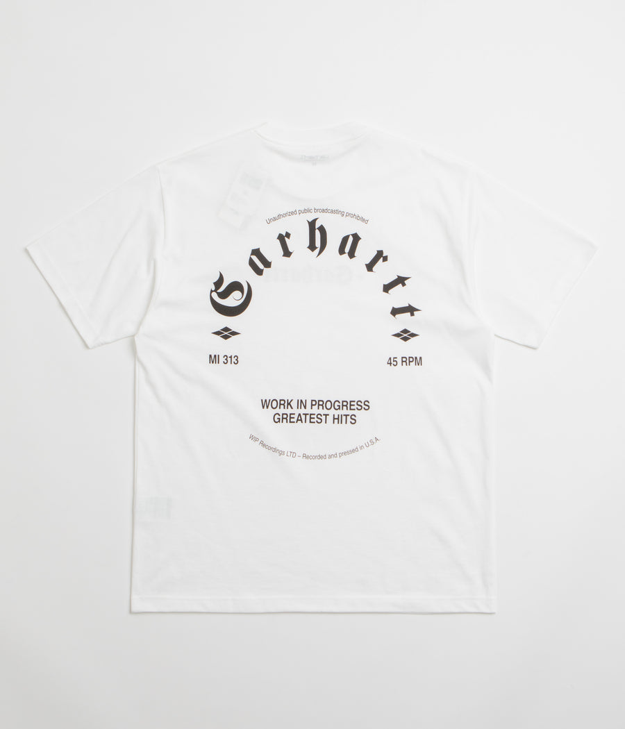 Carhartt Greatest Hits T-Shirt in White and Black