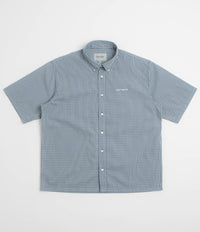 Carhartt Groff Short Sleeve Shirt in Blue River