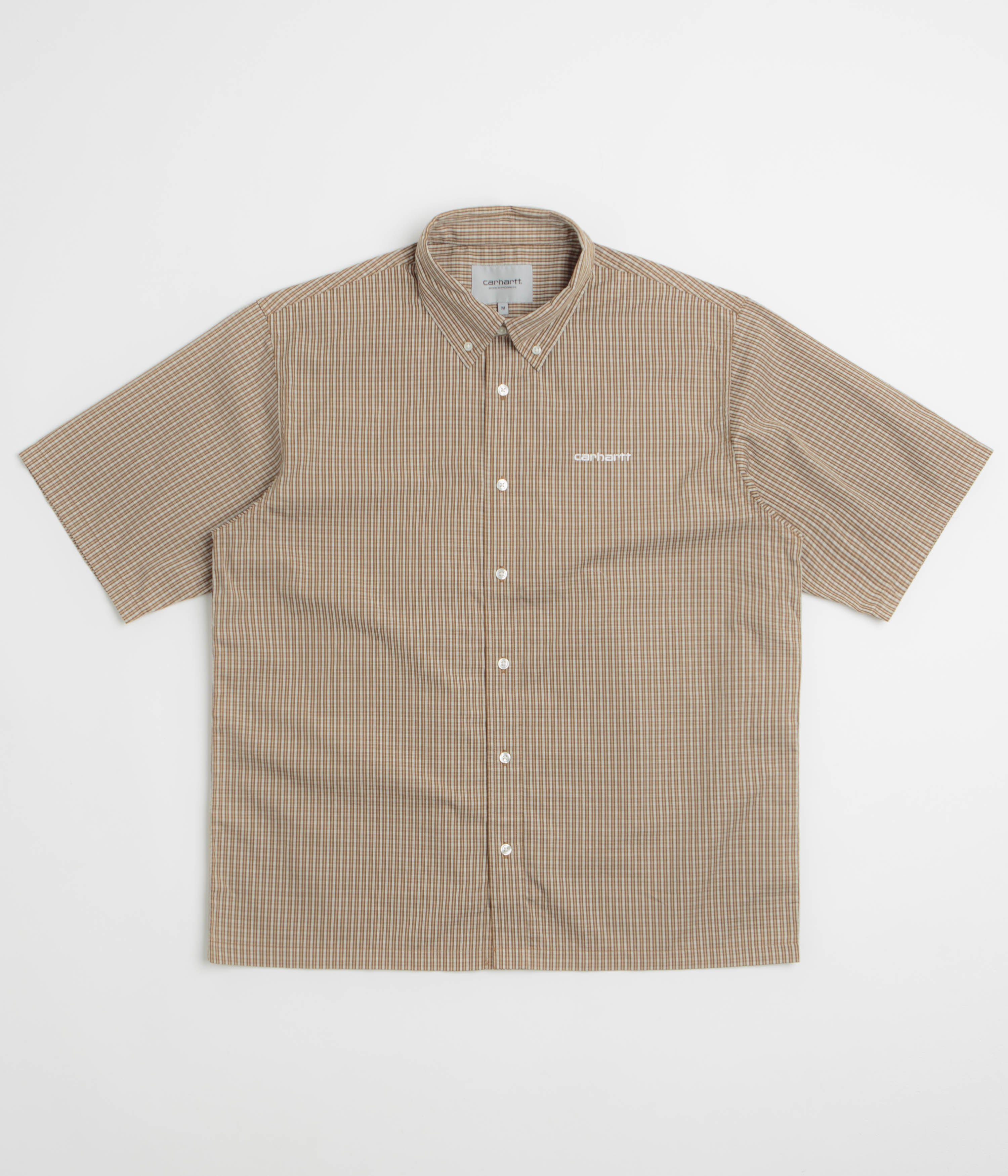 Carhartt Groff Short Sleeve Shirt - Hamilton Brown