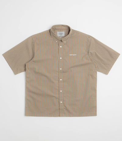 Carhartt Groff Short Sleeve Shirt - Hamilton Brown