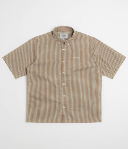 Carhartt Groff Short Sleeve Shirt - Hamilton Brown