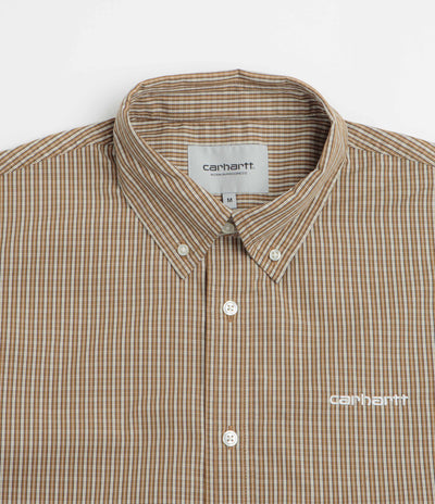Carhartt Groff Short Sleeve Shirt - Hamilton Brown