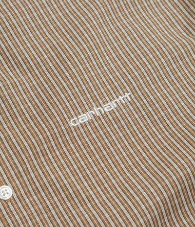 Carhartt Groff Short Sleeve Shirt - Hamilton Brown