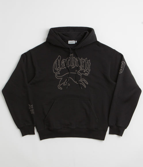 Carhartt Hackwork Hoodie - Black / Wall
