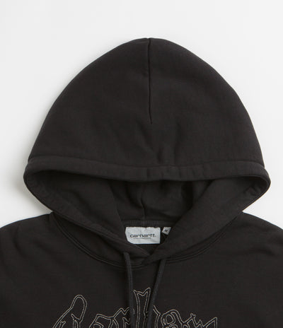 Carhartt Hackwork Hoodie - Black / Wall