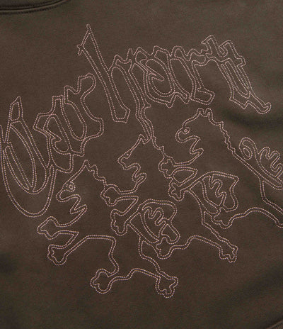 Carhartt Hackwork Hoodie in Vitola and Glassy Pink