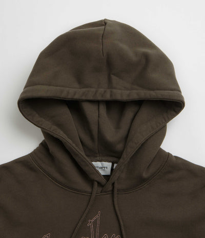 Carhartt Hackwork Hoodie in Vitola and Glassy Pink