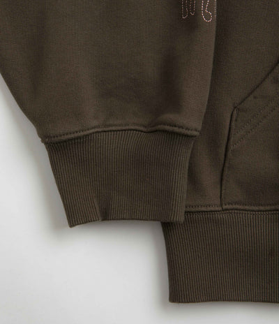 Carhartt Hackwork Hoodie in Vitola and Glassy Pink