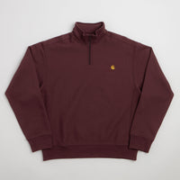 Carhartt Half Zip American Script Sweatshirt - Amarone thumbnail