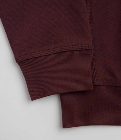 Carhartt Half Zip American Script Sweatshirt - Amarone