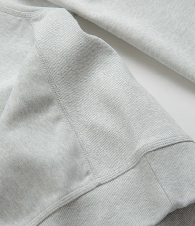 Carhartt Half Zip American Script Sweatshirt - Ash Heather