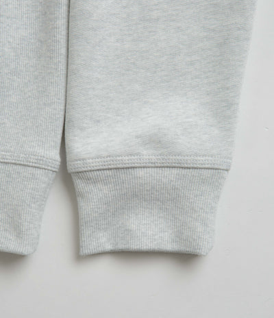 Carhartt Half Zip American Script Sweatshirt - Ash Heather