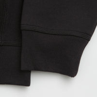 Carhartt Half Zip American Script Sweatshirt in Black thumbnail